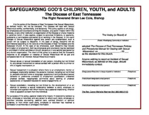 SGC Parish Adoption Notice