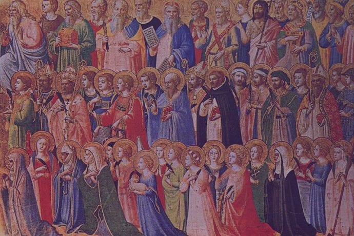All-Saints Day Fra Angelico - overlay - bereavement