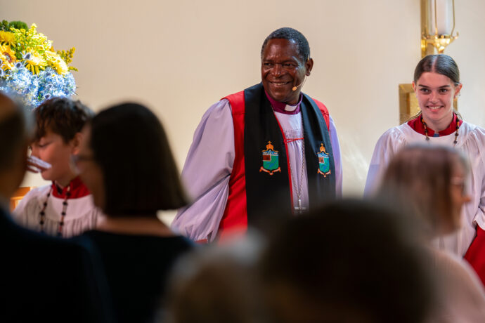 Bishop Given Visit to Good Sam