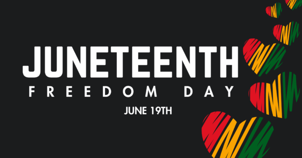Black Red Yellow and Green Bold Juneteenth Instagram Post (1920 x 1080 px)